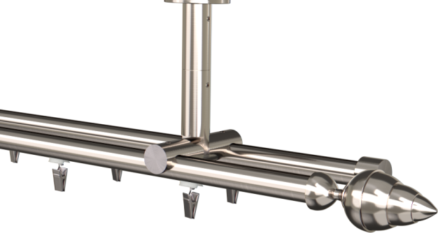 Karnisz sufitowy podwójny Trevi