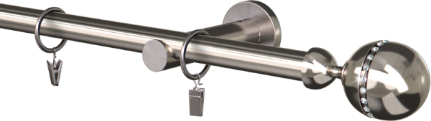 Karnisz metalowy 19mm Corso cristal