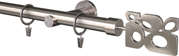 Karnisz pojedynczy metalowy fi25mm Doxa