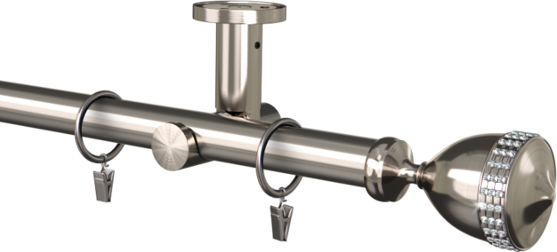 Karnisz sufitowy 25mm stal nierdzewna Ilusion