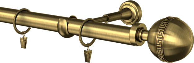 Karnisz metalowy pojedynczy fi25mm Verso