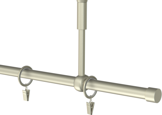 Karnisz sufitowy pojedynczy  Rullo