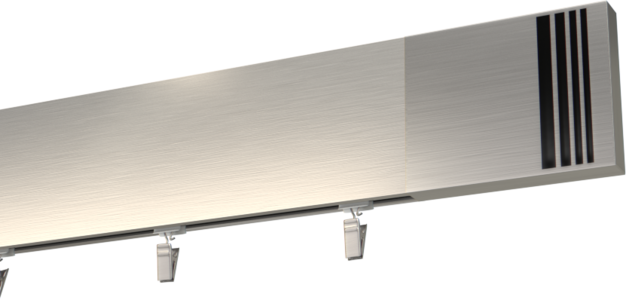 Wspornik Prestige krótki aluminum szczotkowane