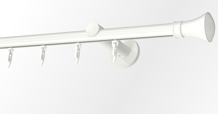  Karnisz pojedynczy szynowy Colosseo - system Wave