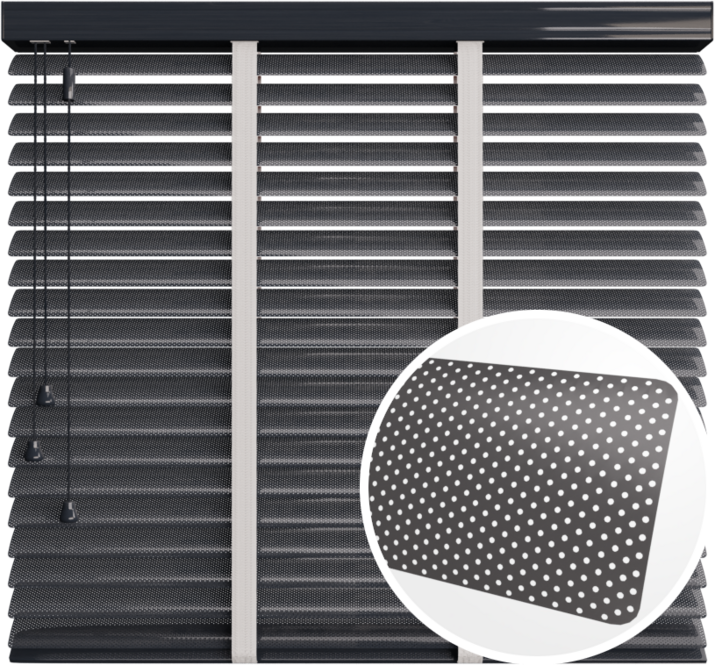 Żaluzja Aluminiowa 50 mm <br>z taśmą <br> JAVA BRĄZOWY