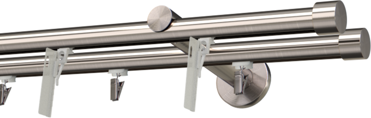  Karnisz podwójny szynowy z flex