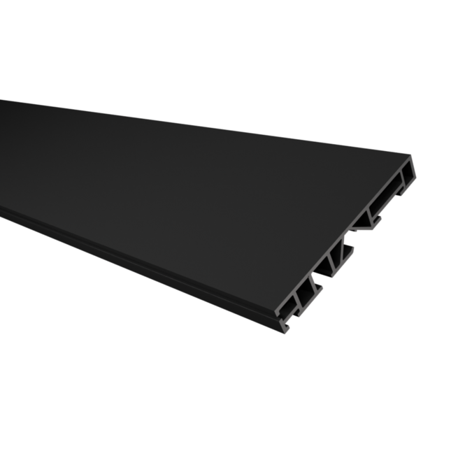 czarna szyna do maskownicy metalowej 350 cm
