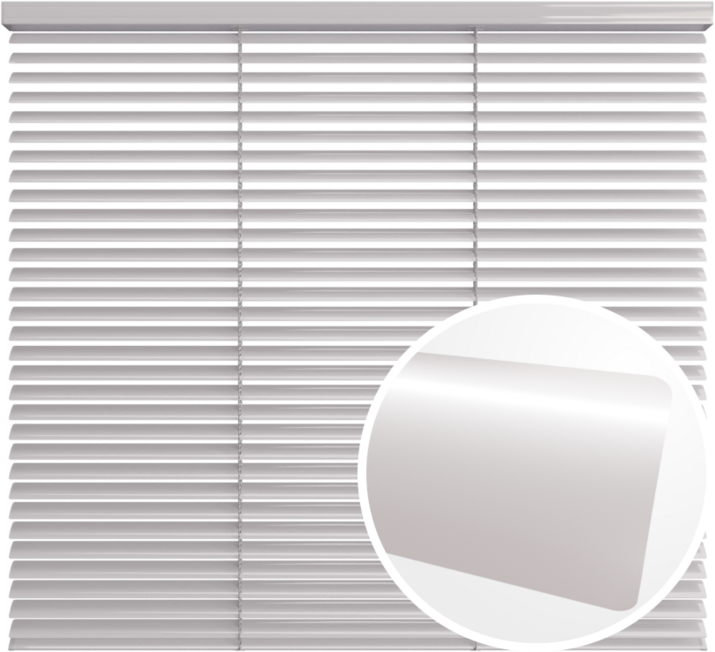 Żaluzja aluminiowa 25 mm <br>z drabinką sznurkową<br> Z25 169 Srebrny