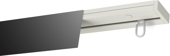 Szyny sufitowe PCV Czarny mat