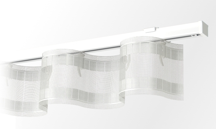  Szyny sufitowe z systemem WAVE  i taśma 