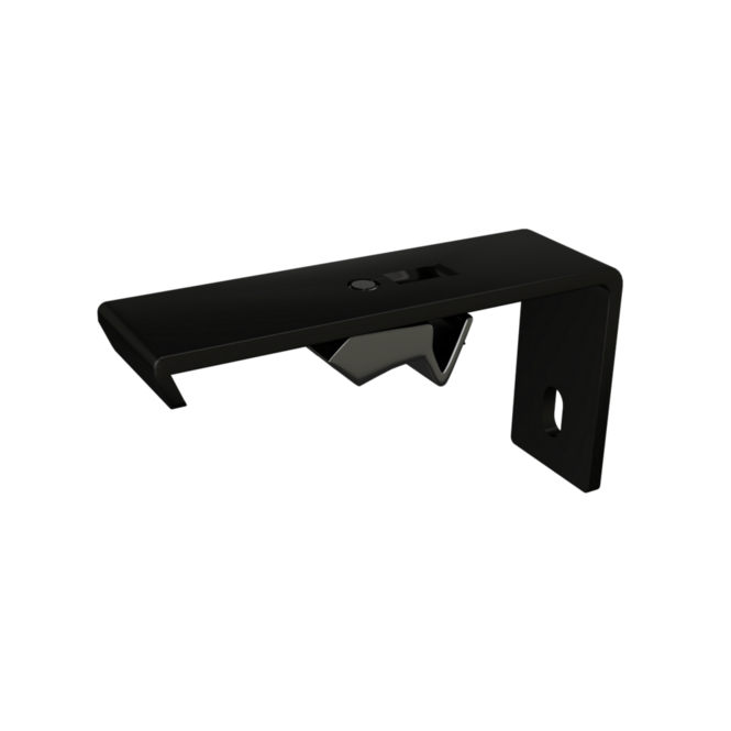 Wspornik XS ścienny krótki czarny