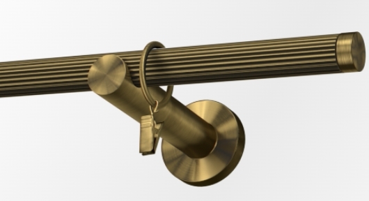 Karnisz metalowy pojedynczy Nobia 300cm w całości