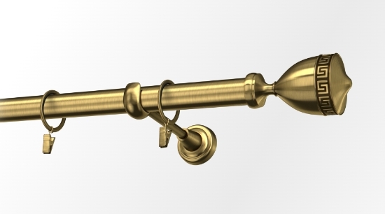  Karnisz metalowy pojedynczy fi25mm Vesuvio