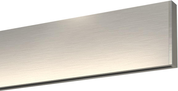 Maskownica do sufitu Prestige w kolorze aluminium szczotkowane