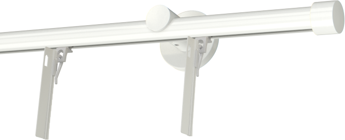  Karnisz pojedynczy szynowy biały flex