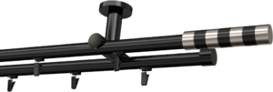 Karnisz Podwójny przesuwny Ø19mm Sigma 380 cm