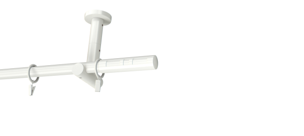 Karnisz sufitowy pojedynczy 19mm Apollo