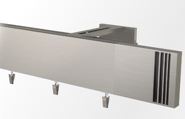 Karnisz dwutorowy Prestige AVALON w kolorze aluminium szczotkowane 320 cm