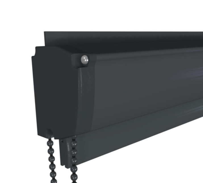 Prowadnice do rolet OPTIMUM 1m - antracyt