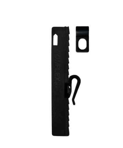 zawieszka z MICROFLEX CZARNA 95 mm