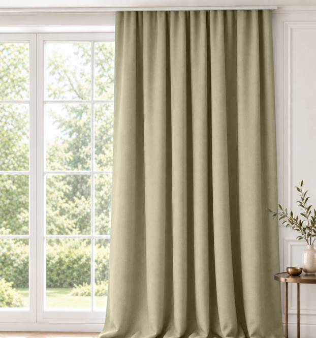 Zasłona - wave 6cm -  Ginevra Taupe 14