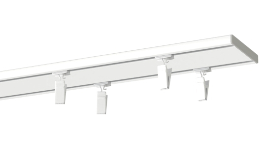 Szyna sufitowa Slim - aluminiowa podwójna 380 cm