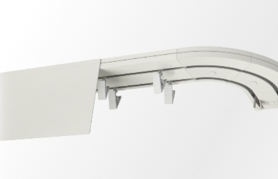  Szyna sufitowa z łukiem i maskownica 9cm