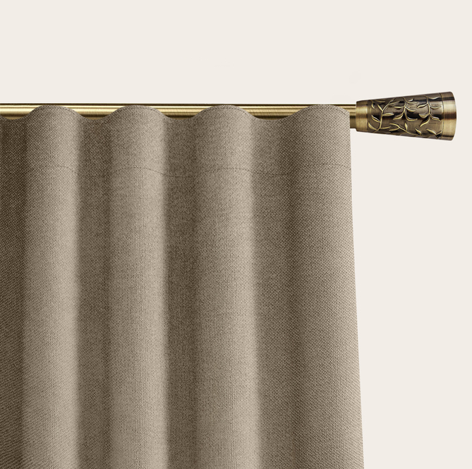 Zasłony - WAVE 6CM OFELIA TAUPE 02