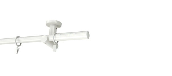 Karnisz sufitowy pojedynczy 19mm Apollo