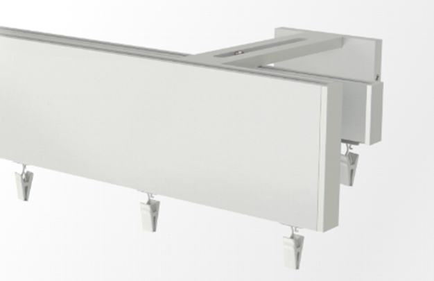 Karnisze podwójne Prestige w kolorze białym 320 cm