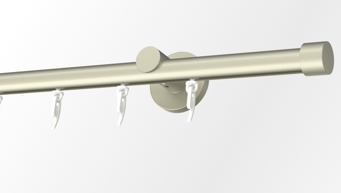 Karnisz pojedynczy przesuwny, system Wave 