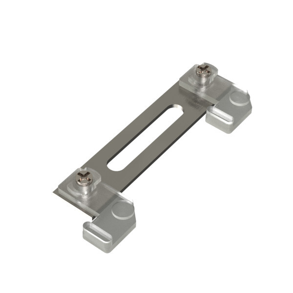 Wspornik podwójny do szyn sufitowych okrągłych