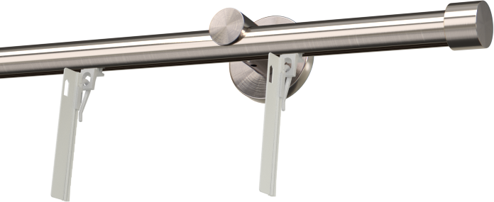 Karnisz szynowy z systemem flex pojedynczy 