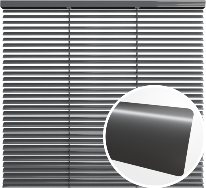 Żaluzja aluminiowa 25 mm <br>z drabinką sznurkową<br> Z25 9007 Szary
