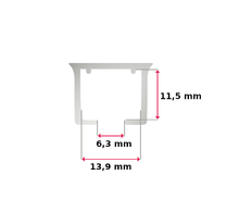 Szyna sufitowa aluminiowa czarna 240 cm