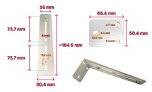 Wspornik PODWÓJNY do karniszy elektrycznych BIC