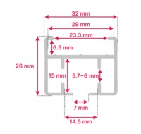 KARNISZ SMART NEXT2 - JEDNOSTRONNY, SUFITOWY