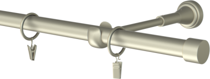 Karnisz metalowy pojedynczy Rullo