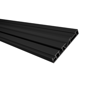 czarna szyna do maskownicy metalowej 250 cm