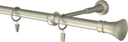 Karnisz pojedynczy metalowy Colosseo