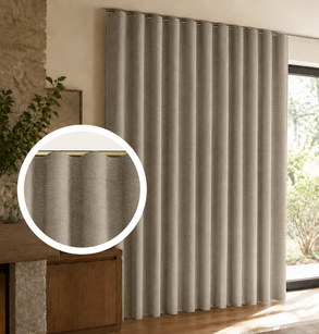 Zasłony - WAVE 6CM OFELIA TAUPE 02