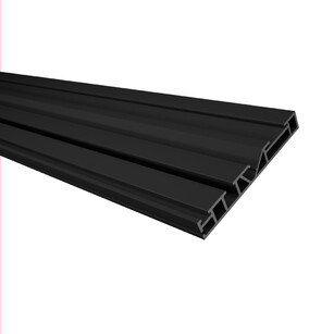 czarna szyna do maskownicy metalowej 100 cm