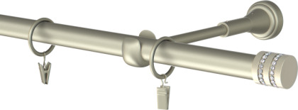 Karnisz pojedynczy metalowy Vesta