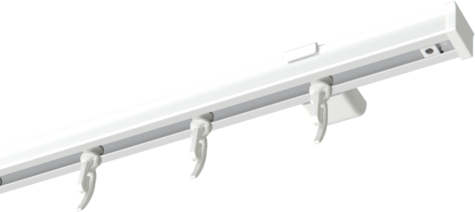 Szyny sufitowe aluminiowe pojedyncze | wave bez taśmy