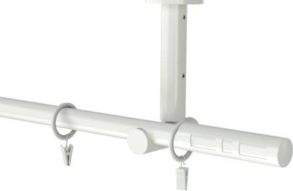 Karnisz sufitowy pojedynczy 19mm Apollo
