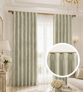 Zasłony - WAVE 6CM SOFIA BEIGE 02