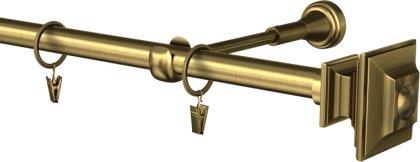 Karnisz metalowy 19mm Barocco
