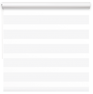 Biała roleta dzień-noc w kasecie BH 3401