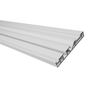 biała szyna do maskownicy metalowej 150 cm