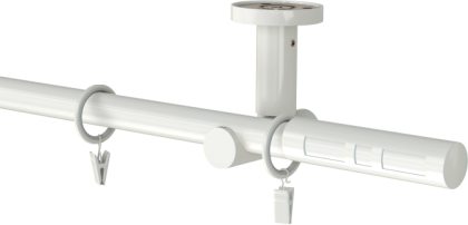 Karnisz sufitowy pojedynczy 19mm Apollo